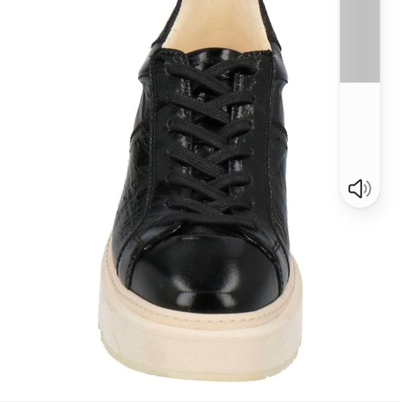 Manuel Barcelo black platform lace leather black shoes - Picture 4 of 6